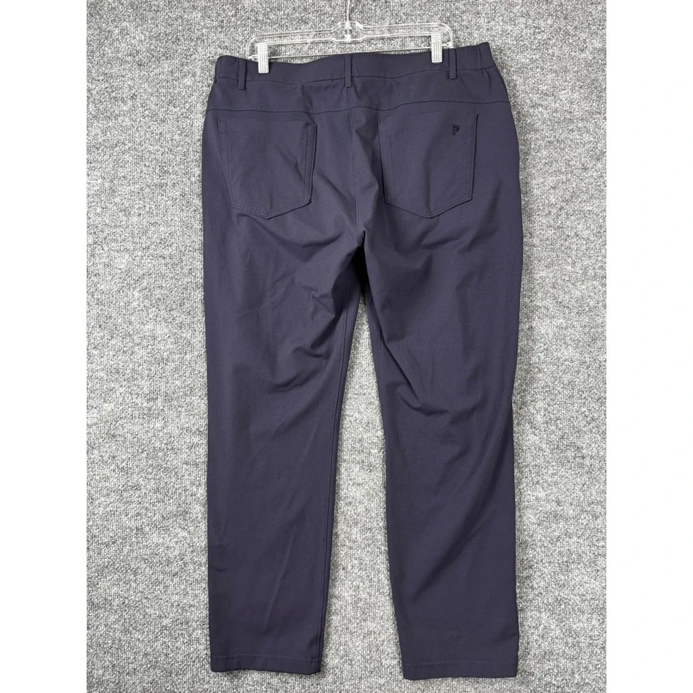 Public Rec Pants Mens 36x28 Navy Blue All Day Every Day Stretch Chino‎ Trousers